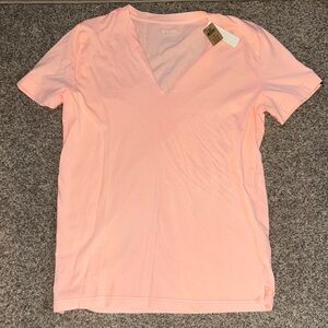 Pink V-Neck T-Shirt